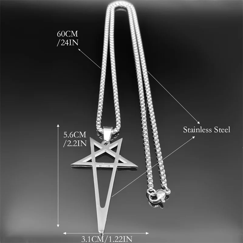 Gothic Star Pendant Necklace — in alternativa