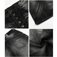 Gradient Wash Button Fly Minimalist Denim Jeans — in alternativa