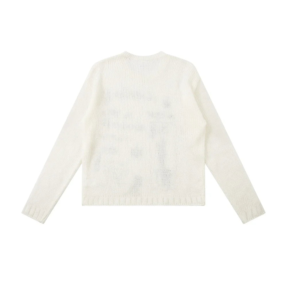 Graffiti Graphic Learning Knitted Sweater — in alternativa