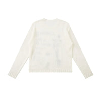 Graffiti Graphic Learning Knitted Sweater — in alternativa