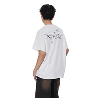 Graffiti Letter Print T shirt — in alternativa