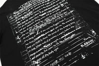 Graffiti Letter Print T shirt — vista completa