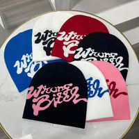 Graffiti Spray Graphic Beanie — vista frontale