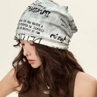 Graffiti Stall Graphic Beanie — dettaglio della stampa