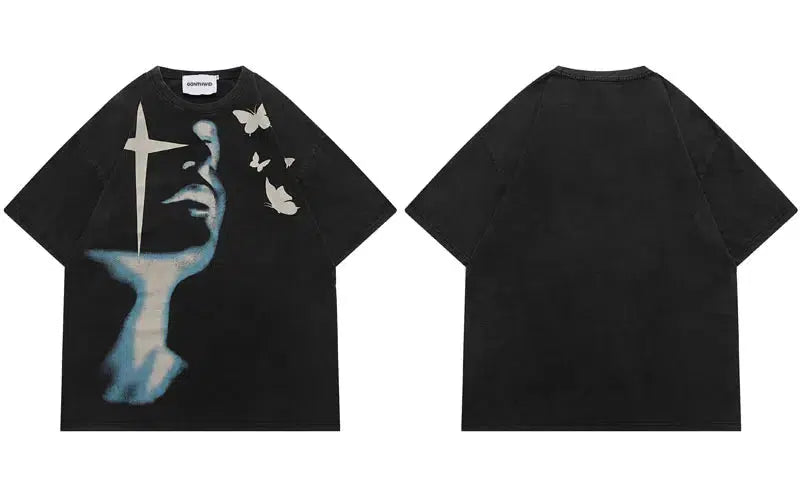 Graphic Baggy T Shirt — vista frontale
