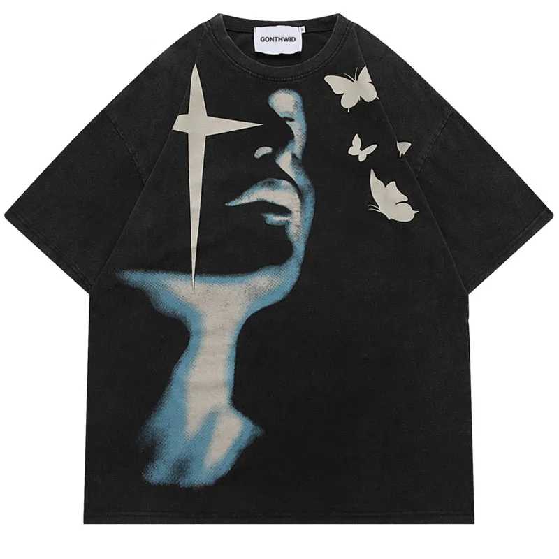 Graphic Baggy T Shirt — vista posteriore