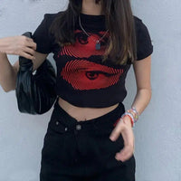 Graphic Crop Top — vista posteriore