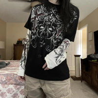 Graphic Long Sleeve T Shirt — dettaglio della stampa