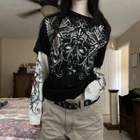 Graphic Long Sleeve T Shirt — dettaglio