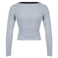 Graphic Long Sleeve Top — dettaglio della stampa