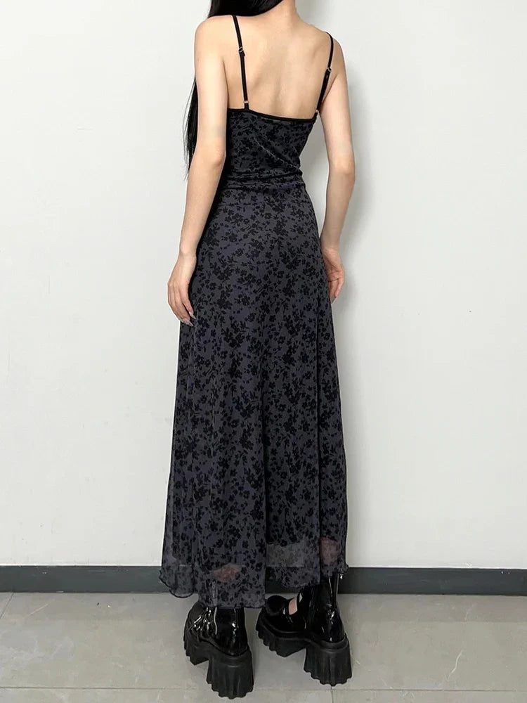 Grunge Long Maxi Dress — dettaglio