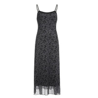 Grunge Long Maxi Dress — vista frontale
