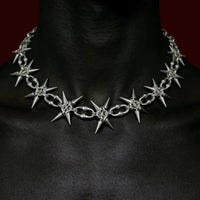 Grunge Mace Rivet Chain Necklace — dettaglio