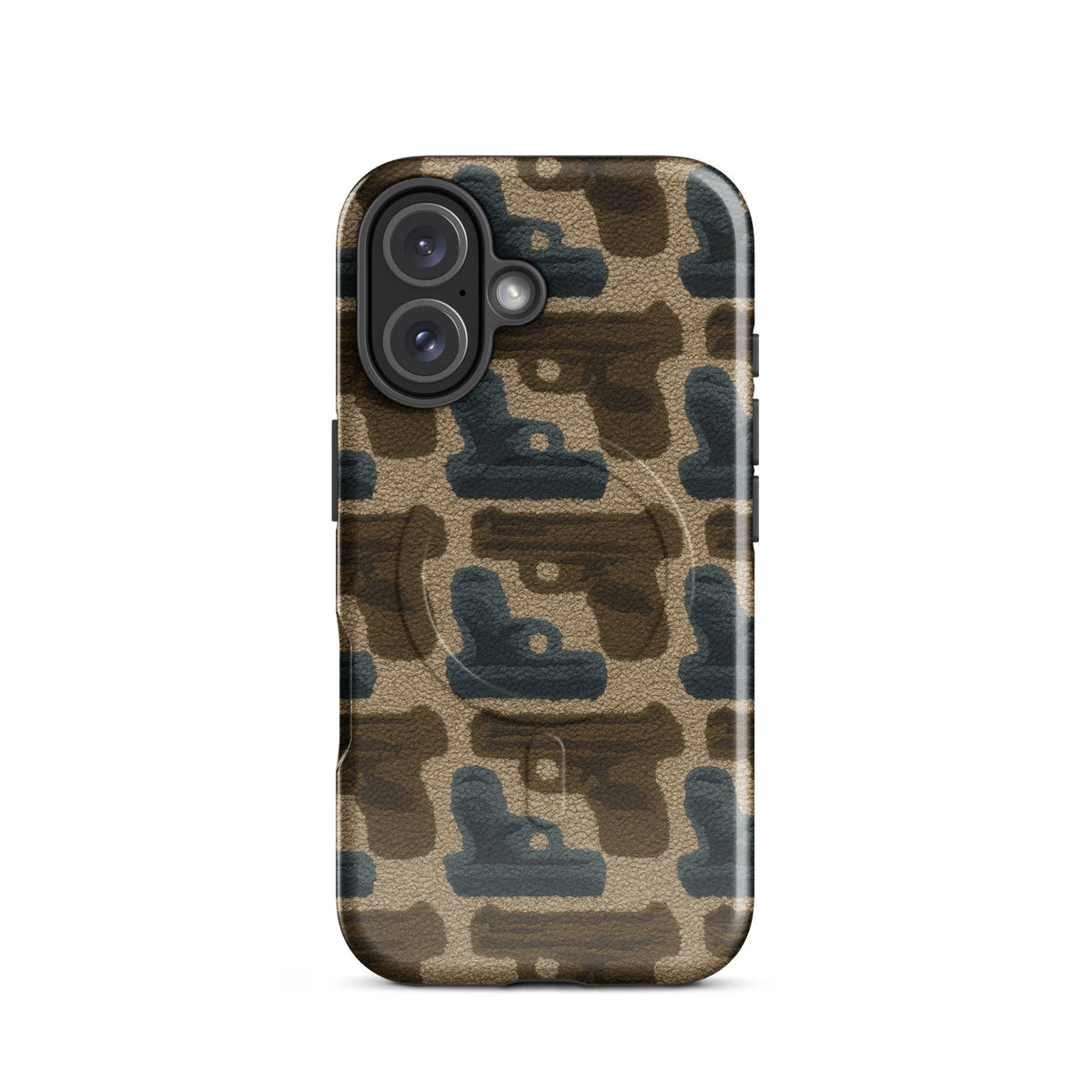 Gun Carpet MagSafe Case — vista frontale