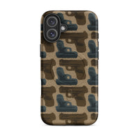 Gun Carpet MagSafe Case — dettaglio della stampa