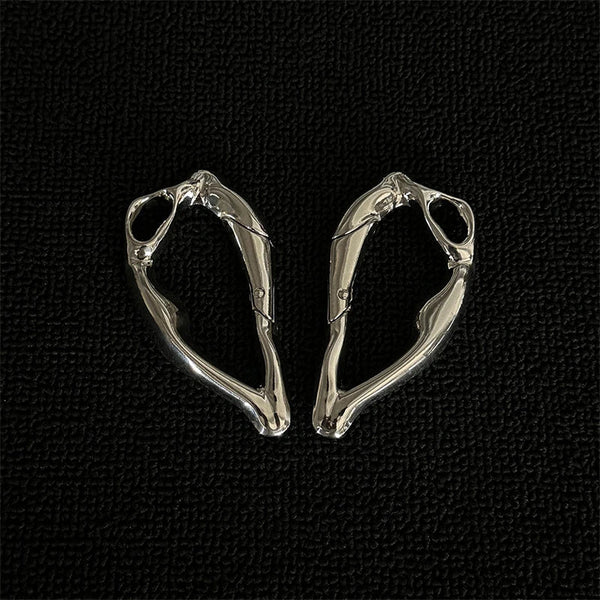 Y2K Half Heart Carabiner Belt Loop Keychain