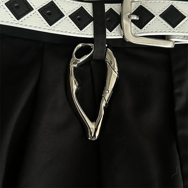 Half Heart Carabiner Belt Loop Keychain — dettaglio della stampa