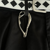 Half Heart Carabiner Belt Loop Keychain — dettaglio della stampa