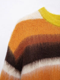 Half and Half Multi Knitted Sweater — dettaglio