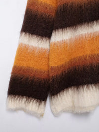 Half and Half Multi Knitted Sweater — dettaglio del tessuto