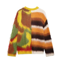 Half and Half Multi Knitted Sweater — vista posteriore