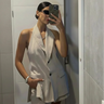 Y2K Halter Sleeveless Low Cut Top Vest