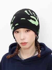 Hand Print Beanie — vista posteriore