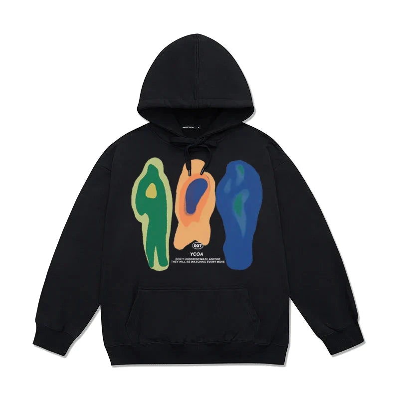 Heat Print Graphic Hoodie — dettaglio della stampa