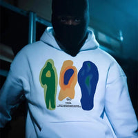 Heat Print Graphic Hoodie — dettaglio del tessuto
