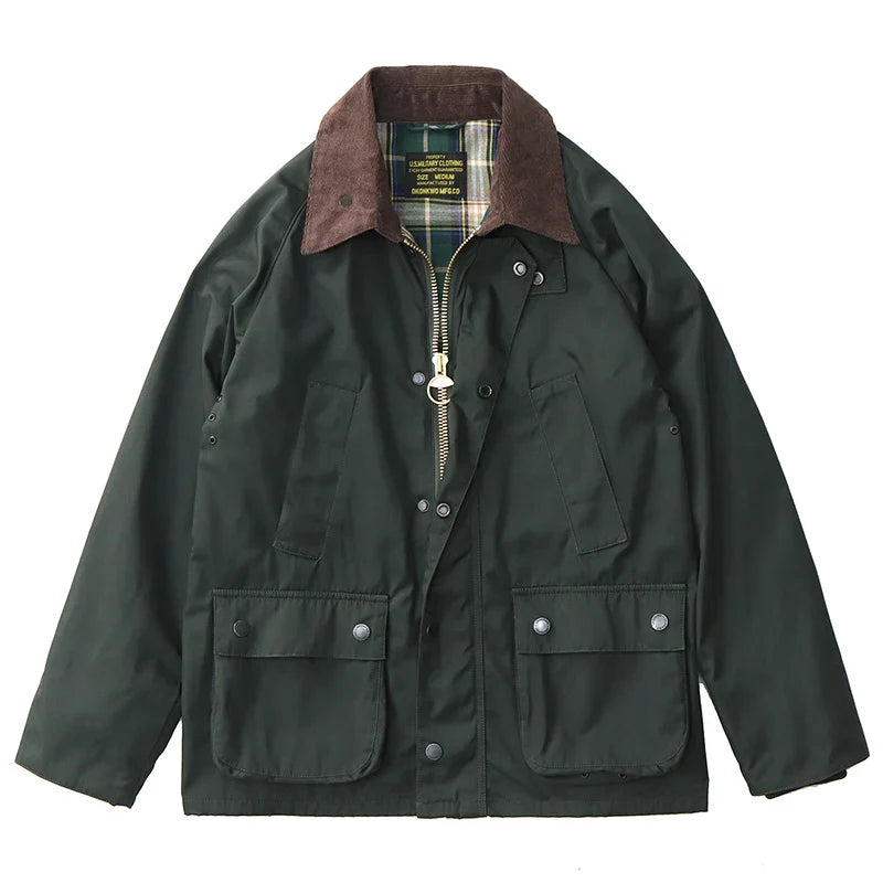 Heavyweight Countryside Lapel Jacket — dettaglio del tessuto