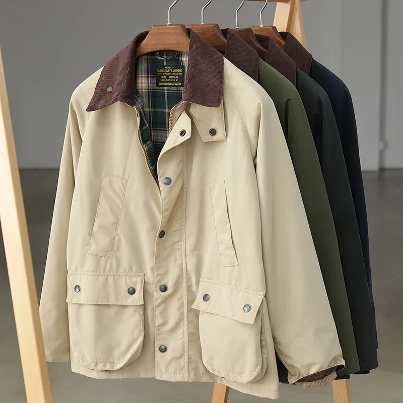 Heavyweight Countryside Lapel Jacket — vista laterale