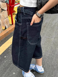 High Waist Denim Loose Fit Shorts Jorts — in alternativa