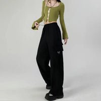 High Waist Parachute Pants — dettaglio