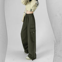 High Waist Parachute Pants — dettaglio della stampa