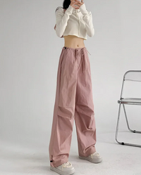 High Waist Parachute Pants — in alternativa