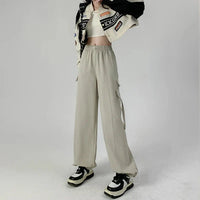 High Waist Parachute Pants — vista posteriore