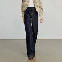 High Waist Slimming Flared Jeans — vista posteriore