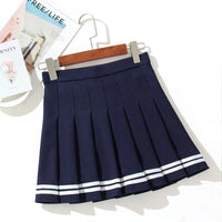 High Waist Striped Mini Skirt — dettaglio