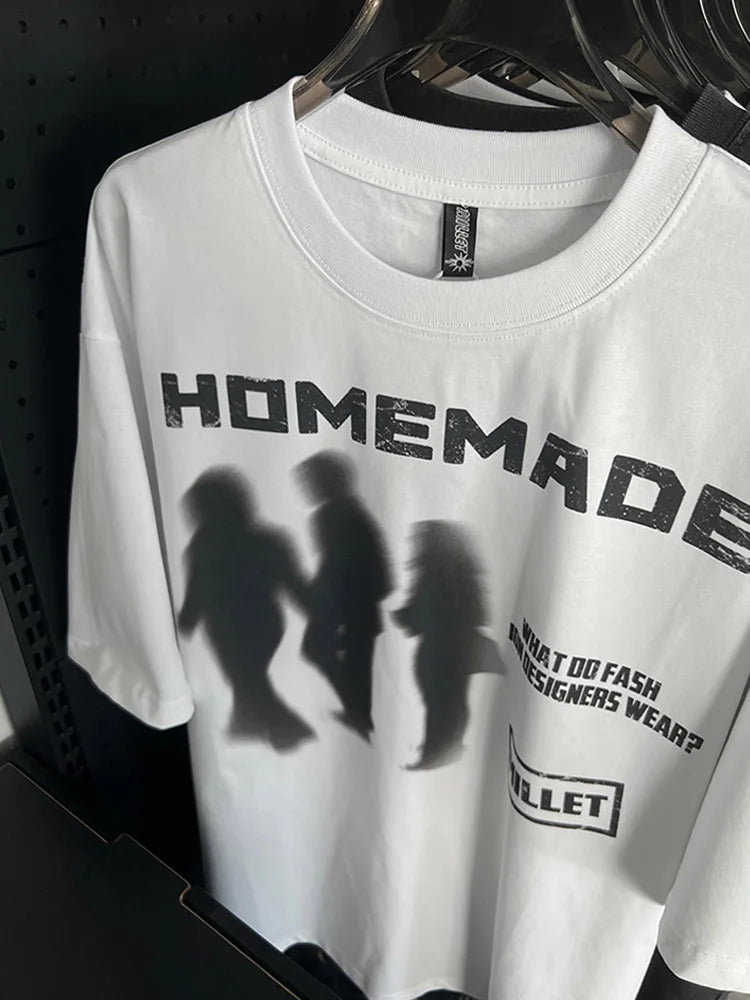 Homemade Blurred Vision Graphic T Shirt — in alternativa