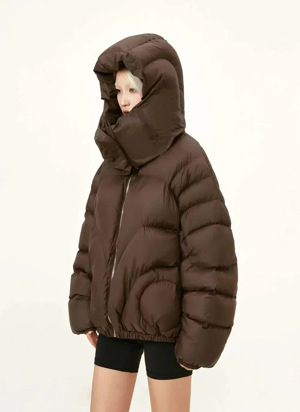 Puffer Jacket Coat — dettaglio della stampa