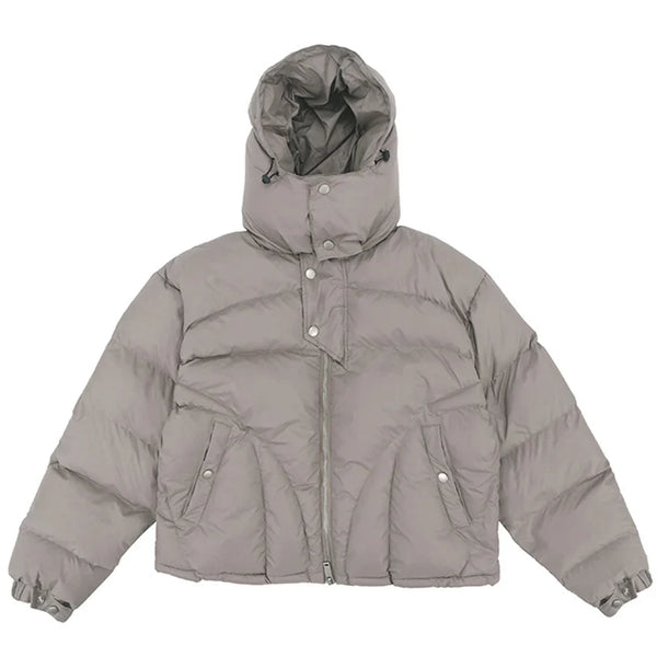 Y2K Hooded Puffer Jacket Coat