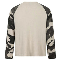 "Hope" Camouflage Sleeve Long Sleeve Top — in alternativa