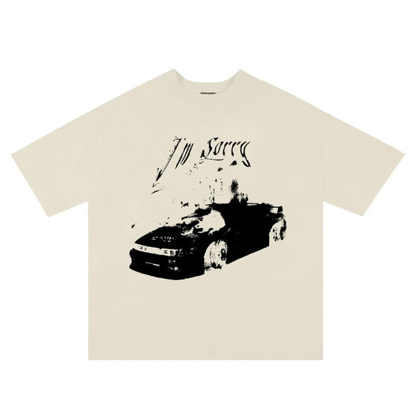 Im Sorry Racing Graphic T Shirt — vista frontale