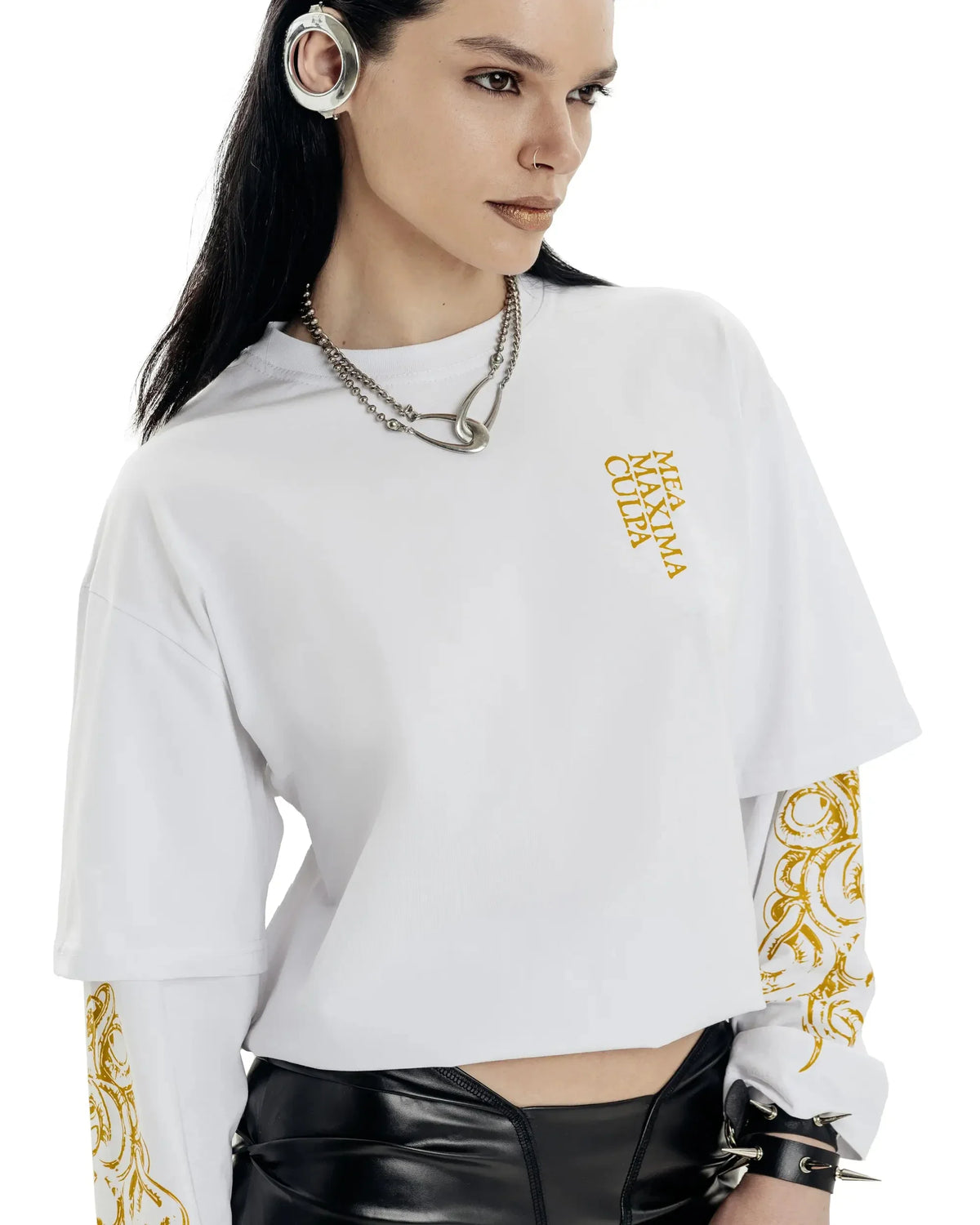Immortal Mortis Graphic Mock Long Sleeve Top — in alternativa