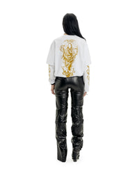 Immortal Mortis Graphic Mock Long Sleeve Top — vista laterale