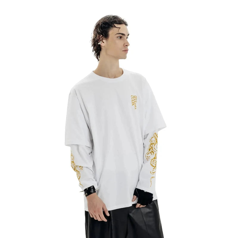 Immortal Mortis Graphic Mock Long Sleeve Top — vista posteriore