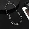 Y2K Irregular Flame Decal Necklace