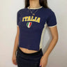 Y2K Italy Baby Tee