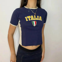Italy Baby Tee — vista posteriore