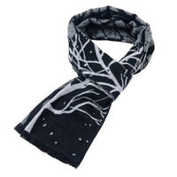 Jacquard Flannel Graphic Shrawl Scarf — dettaglio